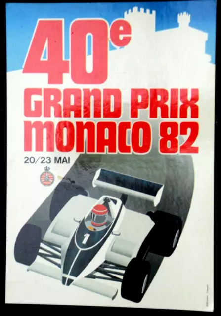 60961 Ak Voiture de Course Grand Prix Monaco 1982