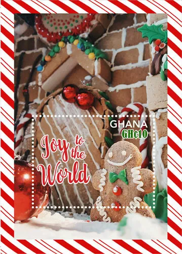 Ghana 2017 - Christmas Joy to the World - Souvenir Stamp Sheet Scott 2961 - MNH
