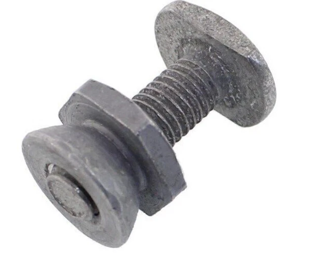 M8 GALV SHEAR Nut & Bolts Security Nut Tamper Resistant Snap Off