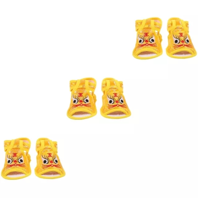 3 Paar Säuglingsschuhe Baby Walkingschuhe Kind atmungsable Schuhe Chinesische