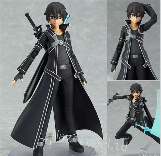 Anime Sword Art Online Kirigaya Kazuto Kirito 14cm Figure Model Toy Gift