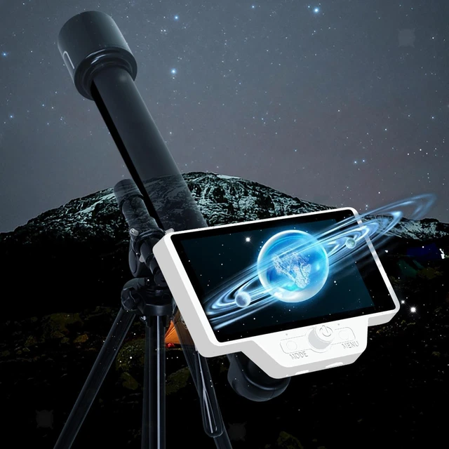 5" LCD Stargazing Mirror Multiple Recording Mode Remote Control Digital