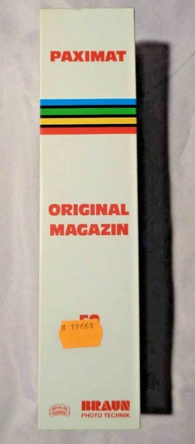 Braun Paximat Dia Magazin Nr. 1 für 50 Dias weiß NEU OVP