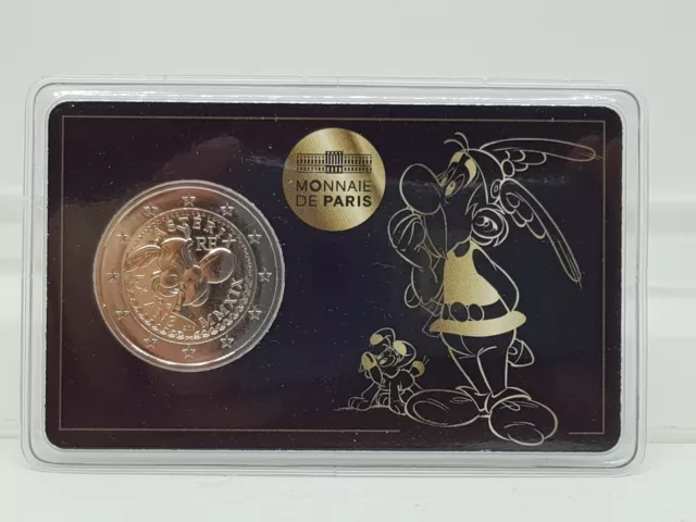 FRANCIA 3 x 2 EURO 2019 CONM. "60 AÑOS DE ASTERIX" - EN COINCARD - SET COMPLETO 3