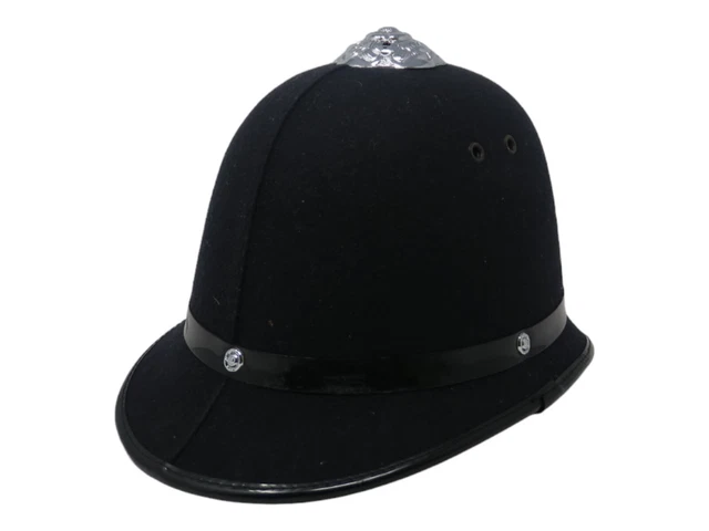 Ex Police Custodian Rose Top Helmet Black Obsolete Collector Uniform Grade 2