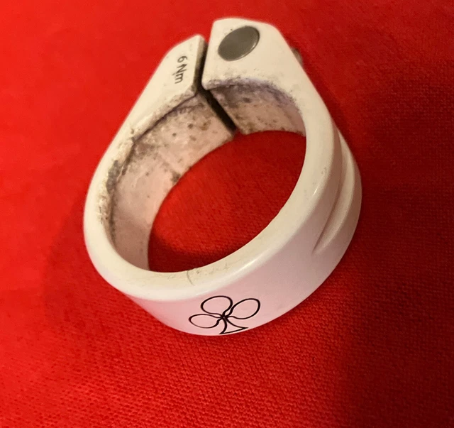 Colnago White Seatpost Clamp For 31.6mm Posts Suits M10 EPS C59 C60