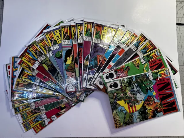Marvel Comics: The Nam Lot Of 35,  1987-1990 VG/VF  Bagged And Boarded