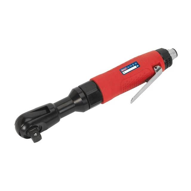 Sealey Air Ratchet Wrench 1/2"Sq Drive Contoured Handle Textured Grip GSA21
