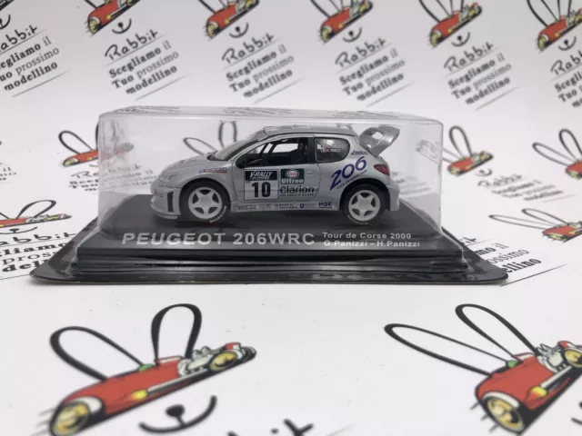 Die Cast " Stitch 206 WRC Tour De Corse 2000 " Rally Goddess 1/43