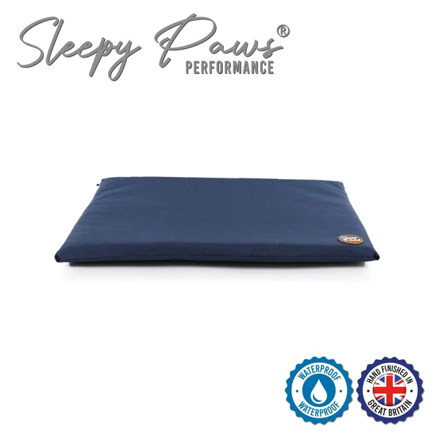 Ancol Sleepy Paws Waterproof Flat Pad 122x76cm in Blue, XX Large, Sleep 555540