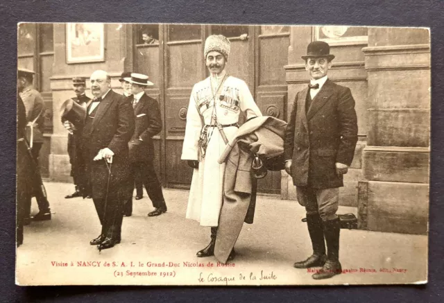 Carte postale - Nancy 1912 Visite de Nicolas II de Russie - Niklas II