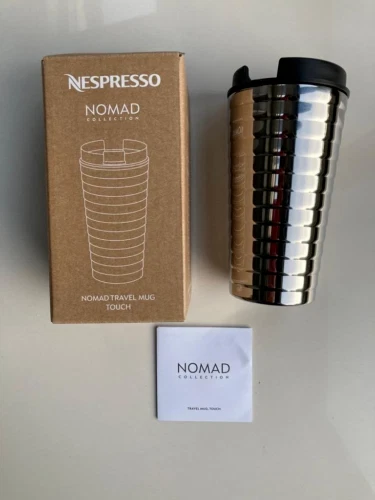 NESPRESSO TRAVEL MUG CUP TRAVEL TOUCH NOMAD CUP COFFEE ESPRESSONEW Fast ship