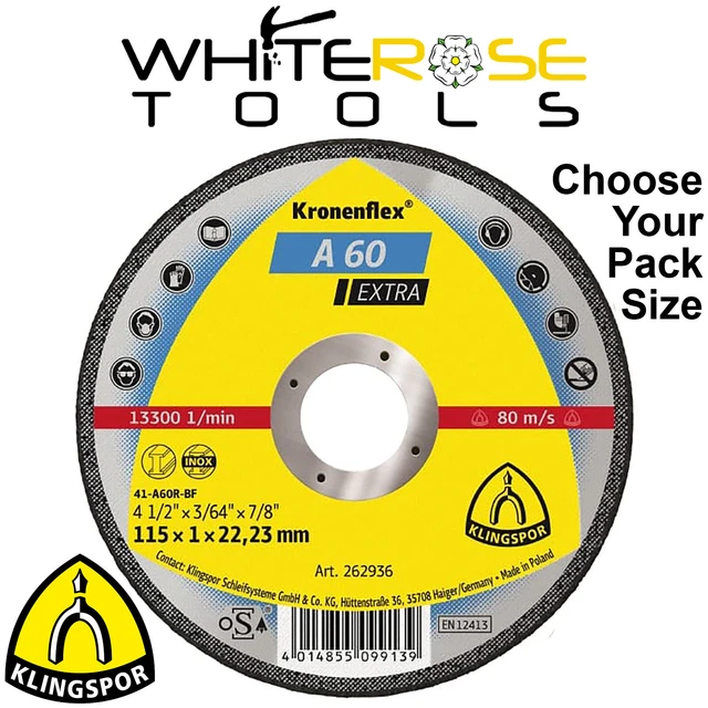 Pack Of 50) Parweld (4") 100 X 1 Thin Stainless Steel Cutting Discs - Etal Slitting Discs - View #9