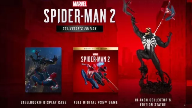 Three Deluxe Collectors Editions of @spiderman 2 on PS5….I'm gonna need  more hands!!!! Swipe to see the seriously phenomenal statue that…