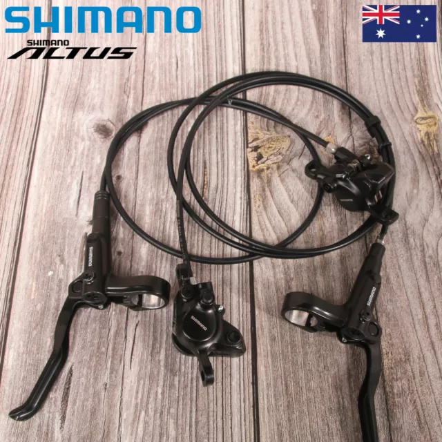 SHIMANO BR/BL-MT200 MTB Hydraulic Disc Brake Front&Rear PM 160mm Bicycle Parts