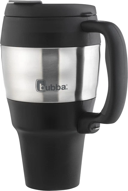 34 Oz Insulated Travel Mug Stainless Steel Thermal Coffee Cup Handle Black USA 3