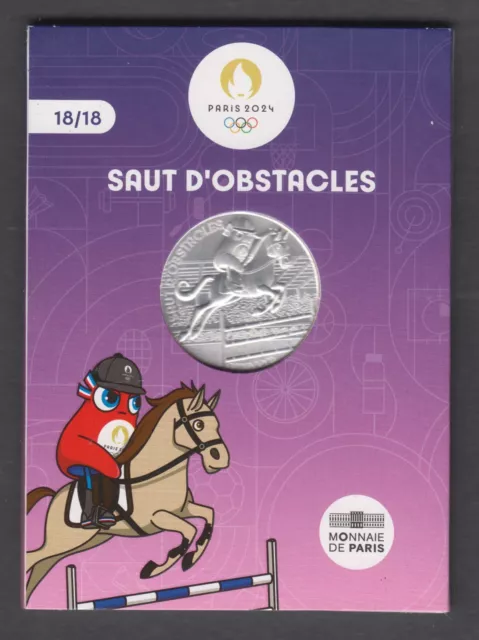 Jeux Olympiques de Paris 2024 - Le Saut D'obstacle (18/18) - Monnaie d –