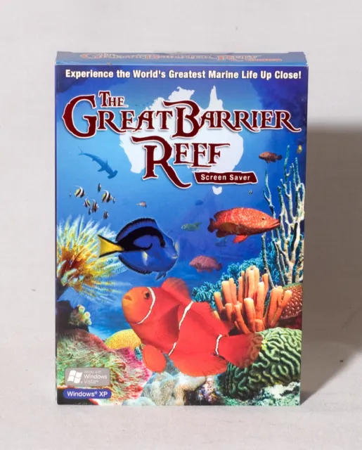 THE GREAT BARRIER REEF Screen Saver - PC Windows XP / Vista - New Sealed in Box