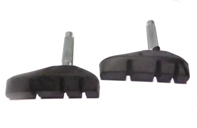 2 patins de frein (paire) gomme vélo 40 mm vintage universel rétro mafac cantilever 2 patins de frein (paire) gomme vélo 40 mm vintage universel rétro mafac cantilever