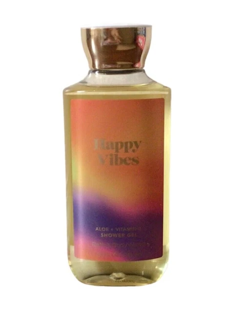 Gel de ducha de lavado corporal Bath & Body Works Happy Vibes 10 oz NUEVO