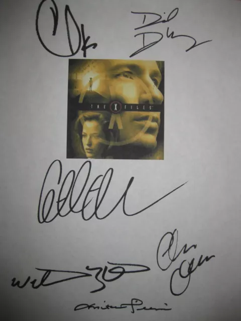 The X Files Signed TV Script X6 David Duchovny Gillian Anderson Carter Carter RP