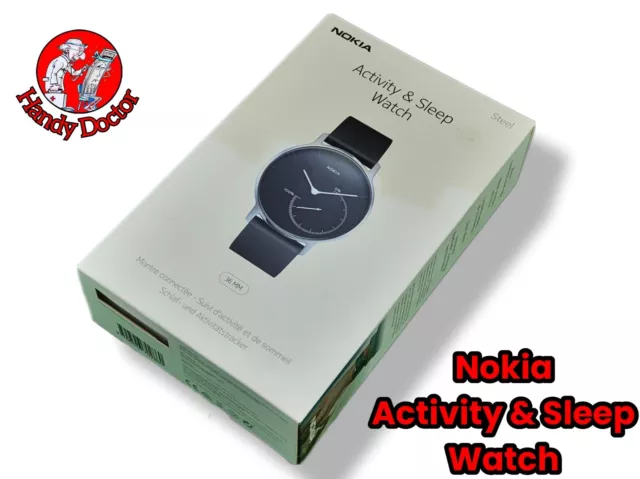 NUOVO - Nokia Steel - orologio fitness con misurazione attività e sonno - nero - 36 mm