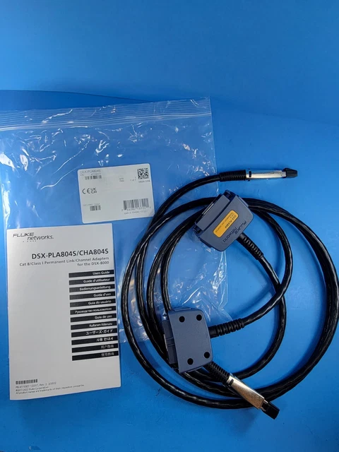Fluke Networks PLA804 Cat 8 Permanent Link Adapter Set 2 DSX-8000 DSX-PLA804S