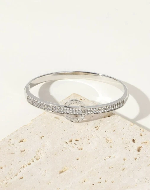 Bracelet Fin Crochet Doré - Jonc Ajustable Style Bohème - Neuf Sans Emballage - Pour Femme/fille