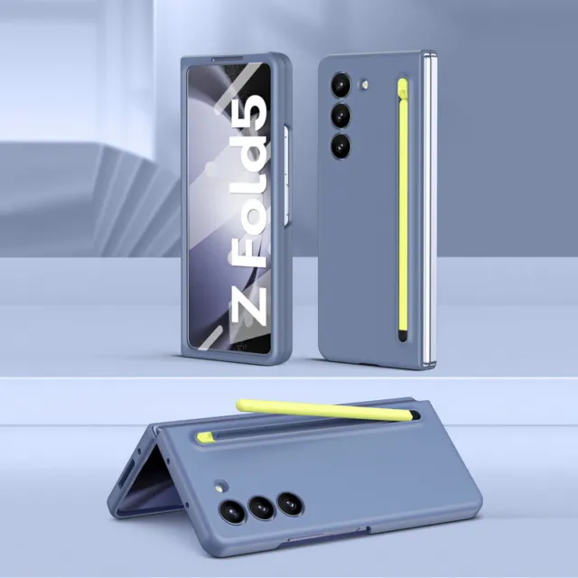 Hülle Für Samsung Galaxy Z Fold5 Fold4 Schocksicher Gehärtetes Glas 360 Case+Pen