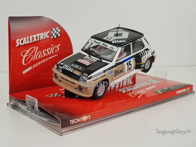 Slot car scx scalextric 6204 Renault 5 Turbo Diac - Chatriot/Perin