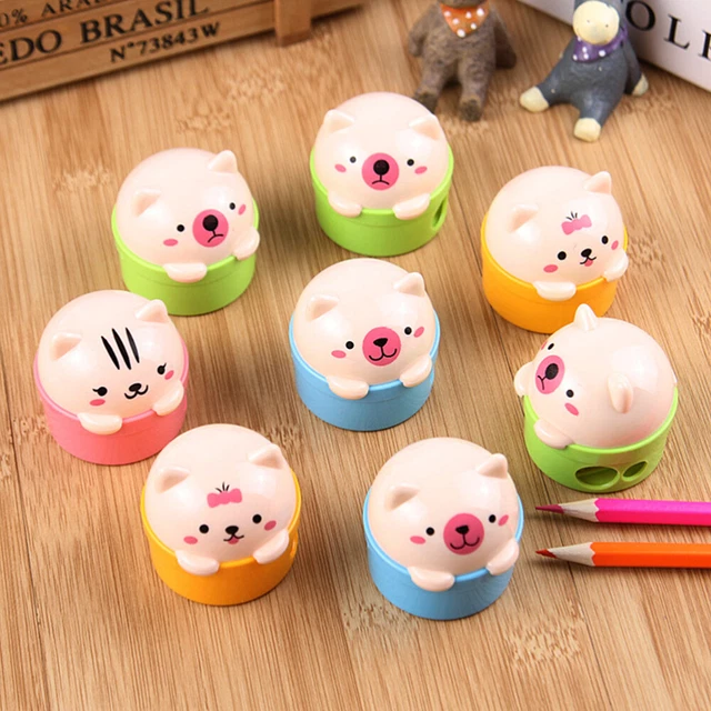 8 PCS/Pack Kinderbriefpapier Bleistiftspitzer Für Tiere Süßer Student Karikatur