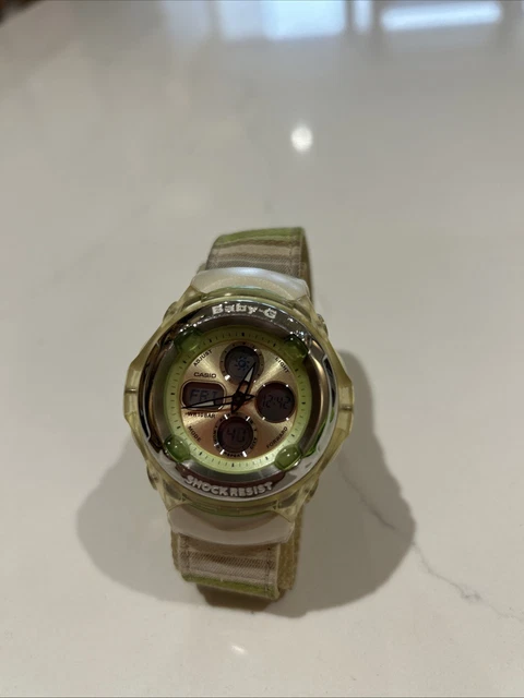 CASIO BABY G BG-150 G File Vintage 90s Rare Leopard Print 