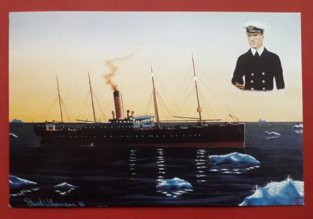 TITANIC 2002 postcard - 90th Anniversary RMS Carpathia, Southampton postmark