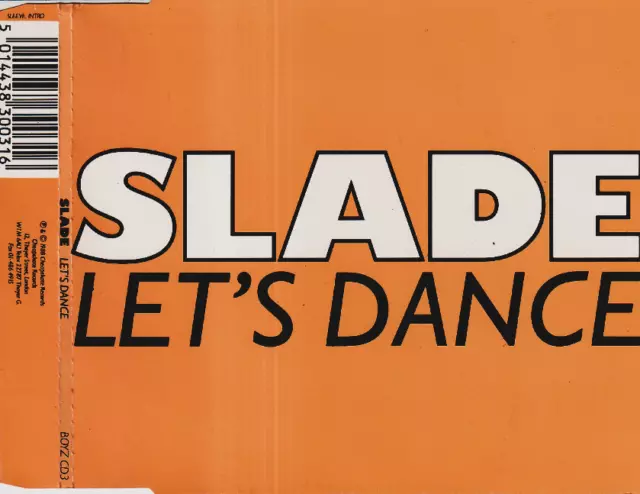 Slade - Let's Dance 3" Single Maxi-CD BOYZ CD3 (1988)