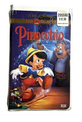 Pinocchio Gold Collection Walt Disney VHS Tape New Still Sealed 60th Anniversary