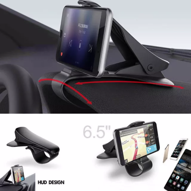 Car HUD Dashboard Mount Holder Stand Bracket For Universal Mobile Cell Phone GPS 2