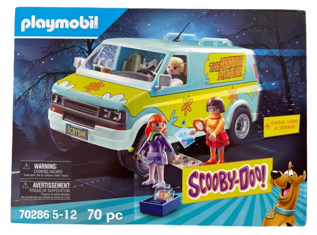 Playmobil Scooby Doo Mystery Machine 70 pc New in Box #70286 Ages 5-12