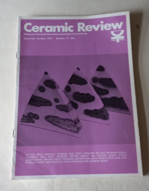 Revisión de cerámica. No. 17. Septiembre - octubre. 1972.