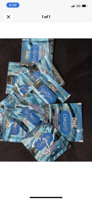 40 Bolsas De Viaje Un Oasis Lubricante Personal Premium A Base De Agua 12/31/24