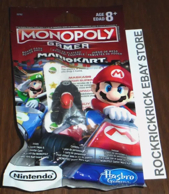 HASBRO MONOPOLY GAMER Mario Kart Board Game Token Shy Guy E0762 Brand ...