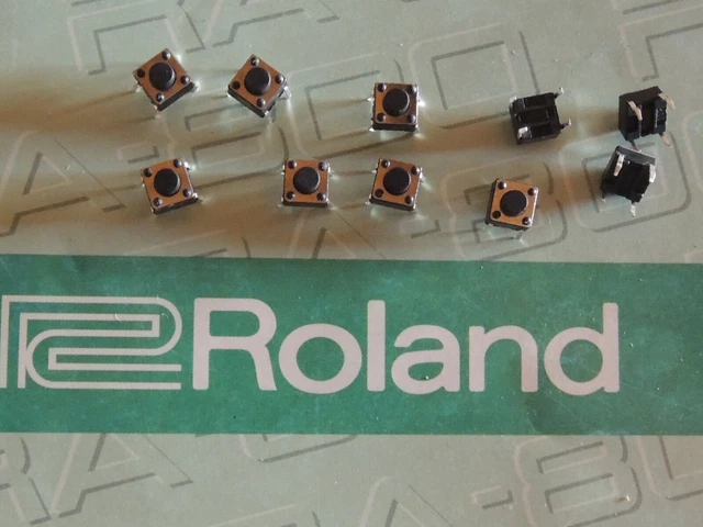 10pcs Parts ROLAND PUSH Switch bouton 5 mm tactile JD800 U20 D70 JD-800 Repair