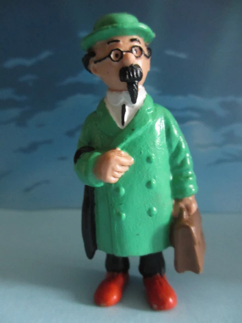 Lot de 2 figurines de collection / Tintin et Milou / Capitaine Haddock