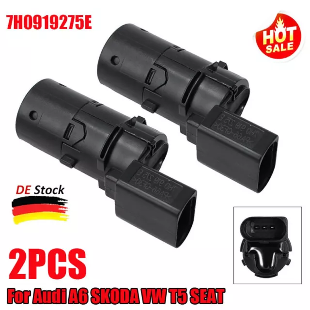 2X Park Sensor PDC Einparkhilfe 7H0919275E Für AUDI A6 VW Transporter T5 03-09