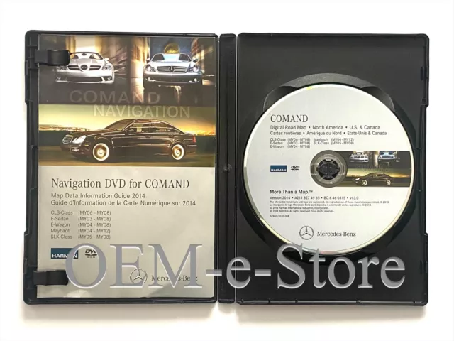 2004-2012 Mercedes Maybach GPS COMAND Navigation DVD U.S CAN Map v2014 Update