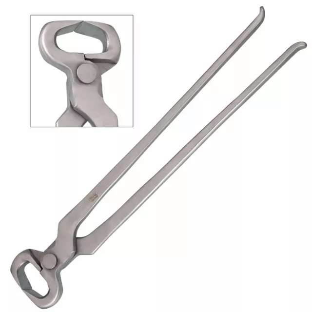 Hoof Pin Cutter 12'' Nipper Farriers Tool Veterinary Instrument Steel SILVER