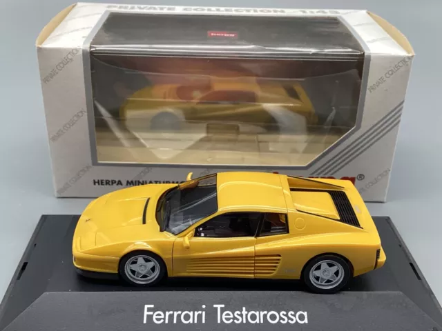 Modelli auto 1:43 Herpa Ferrari Testarossa in IMBALLO ORIGINALE