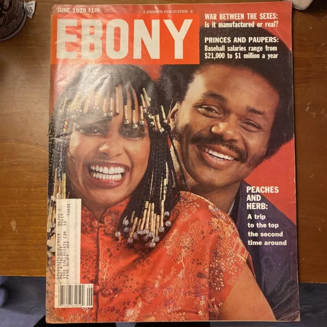 1979 June EBONY Magazine PEACHES (Linda Green) & HERB (Herb Fame