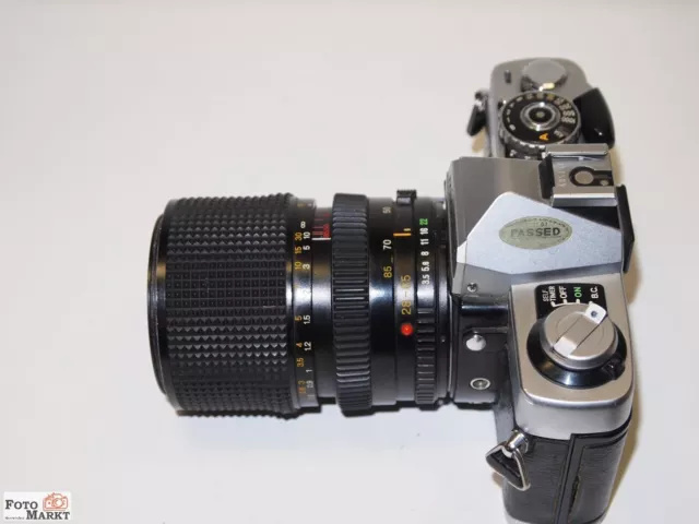 Kit: Minolta XG-1 Cámara SLR + Original Md-Zoom 28-85 MM 3,5 -4 , 5 Lente 2