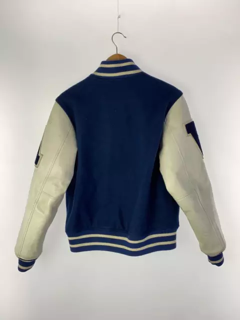A BATHING APE VARSITY Jacket wool blue M Used $386.39 - PicClick