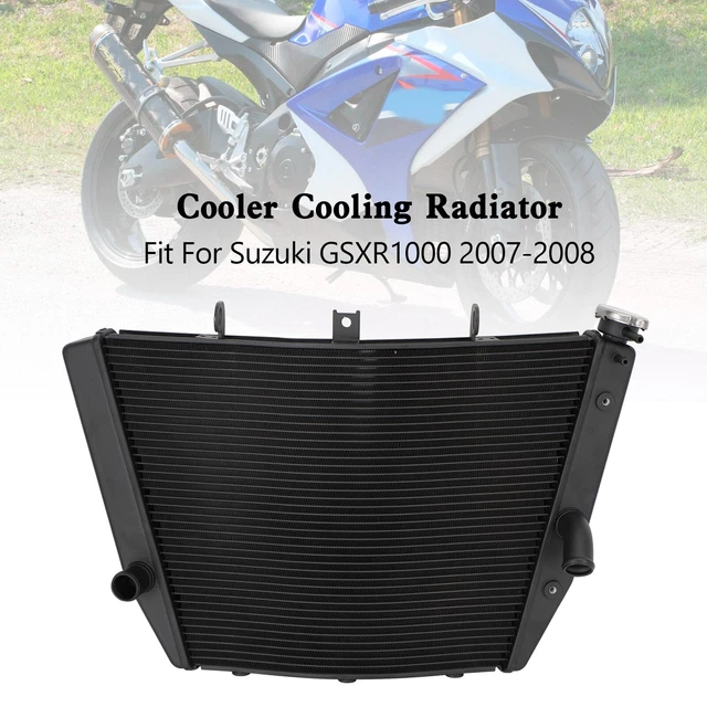 03 Gsx R1000 Radiator ALUMINUM RADIATOR COOLER Cooling For Suzuki GSXR1000 GSX-R 1000 2007 ...